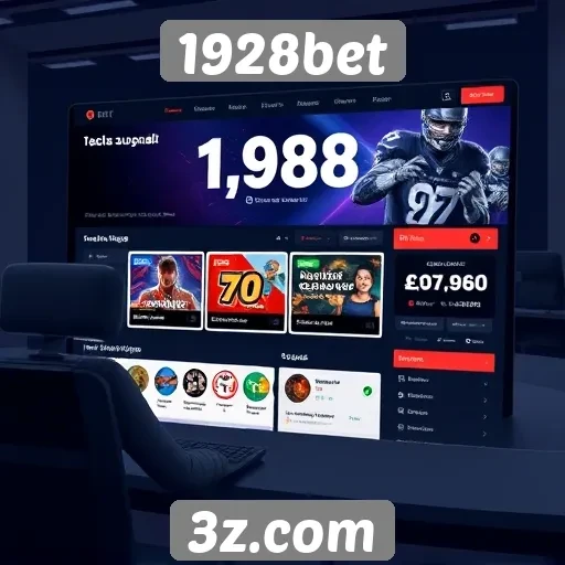 Experiência do usuário na navegação do 1928bet